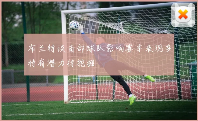 布兰特谈南部球队影响赛季表现多特有潜力待挖掘